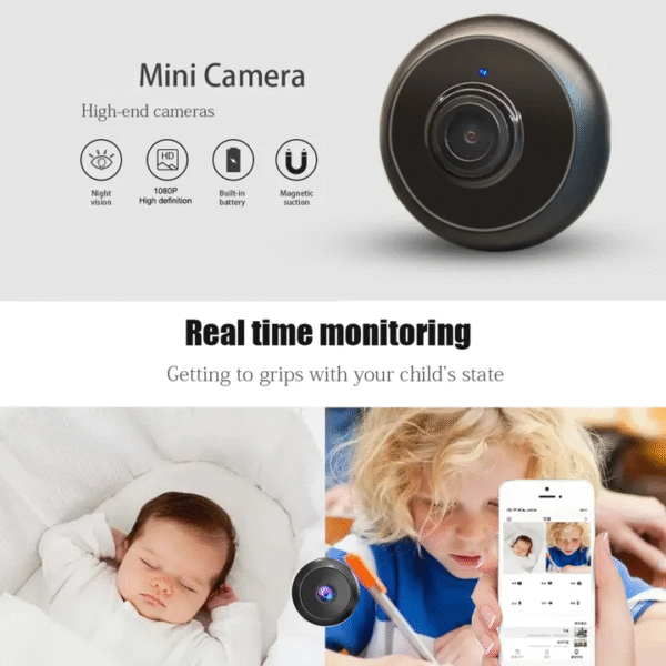 Mini Spy Camera Wi-Fi 1080P Security Camera with Night Vision and Motion Detection - Image 5