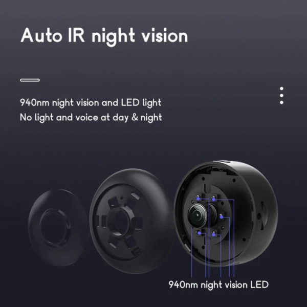 Mini Spy Camera Wi-Fi 1080P Security Camera with Night Vision and Motion Detection - Image 6